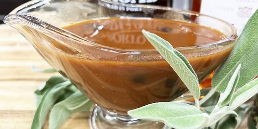 The Best Turkey Gravy Recipe - Made With Black Cherries!