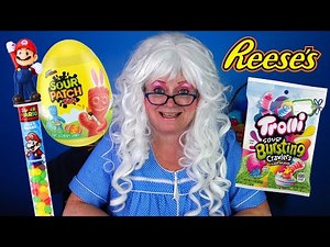 Reese's Trolli Sour Patch Super Mario Easter Candy Granny McDonald's Easter Candy Review!