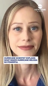'Hurricane Hunters’ encountered heavier than normal turbulence while flying into the eye of Hurricane Melissa on Tuesday morning and were forced to turn back. Hurricane scientist Kelly Ryan talks about the scientific benefits gained by flying into the Category 5 hurricane. | ABC News Live