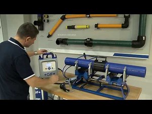 Instructions for welding PE pipes using electrofusion sockets