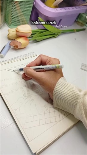 Tutorial before colouring...... . . . . . #artisticreels #markerdrawing #explorepage #artlover | Shinju's art