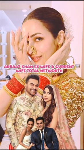 arbaaz Khan Ex & current wife ki daulat me deferece #shorts #bollywood #arbaazkhan #malaikaarora