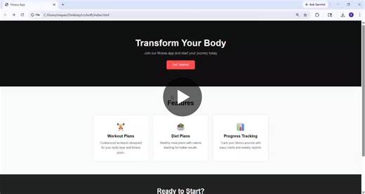 #webdevelopment #html #css #frontend #landingpage #learning #internship #codsoft | Bhavika Bhatia