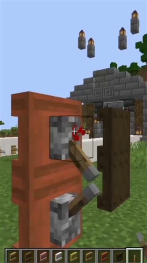 Wooden Shields Build in minecraft #minecraft #minecraftshorts #shortvideos #minecraftbeauty