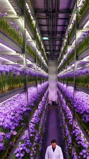 Amazing Vertical SAFFRON Farming