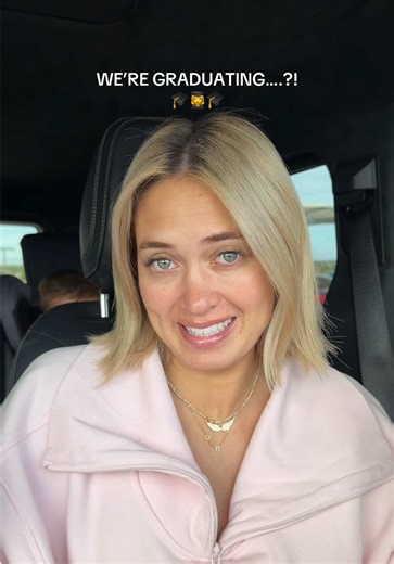 9 weeks baby and so happy to say… We’re GRADUATED!!!!! Wahoo! Been waiting a whole year to say that! 🎓 thanks for supporting us on this long journey! 🫶🏼 we love you all!