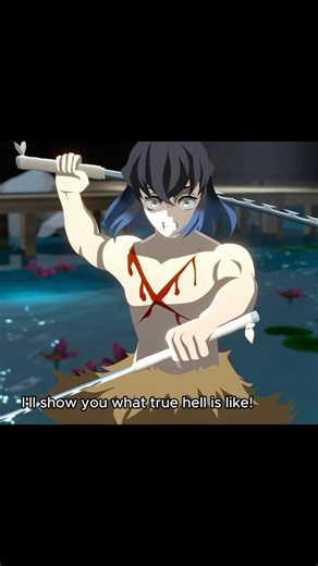 Inosuke is really angry! #demonslayer #kimetsunoyaiba #anime