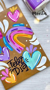 1M views · 13K reactions | Decorando una bolsita para regalo殺 #regalos #ideas #tutorial #creative #diy #love | Detalle Morita | Facebook