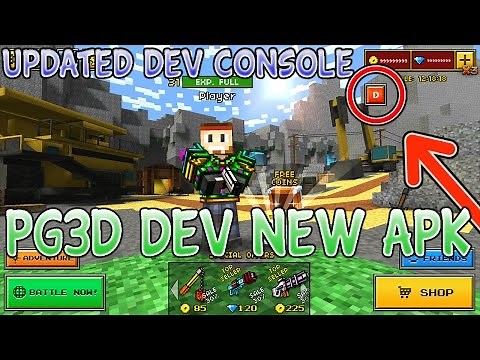 UPDATED/NEW Pixel Gun 3D Developer Console APK + Download + Tutorial!! Unlimited Gems, Coins & Exp!