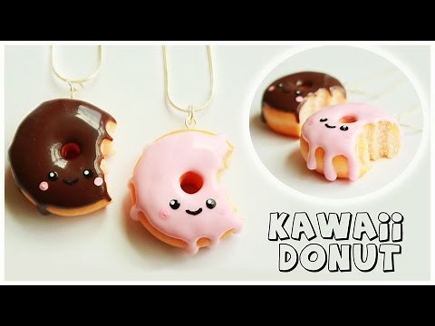 polymer clay Kawaii Donut/Doughnut TUTORIAL