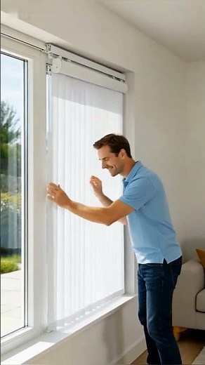DIY Vertical Retractable Roller Mosquito Net 🦟 Easy 5-Minute Installation