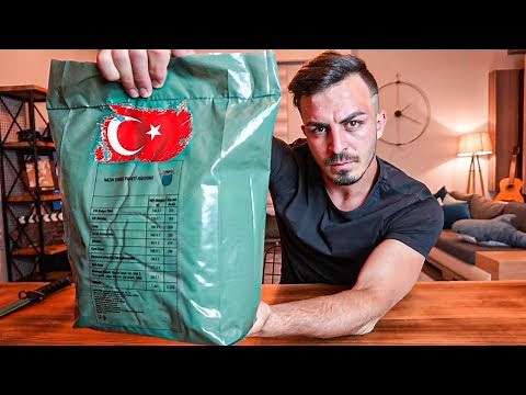 I TRIED TURKISH MILITARY FOOD!! | TURKISH MRE