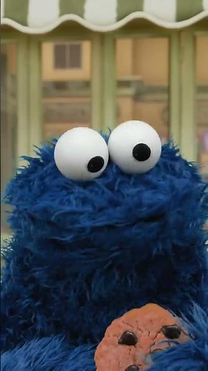 Cookie Monster Snack Time🍪 #sesamestreet