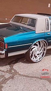 @zone3deck Nasty candy teal Box Chevy comin through beatin down the block squattin on 28’s 😤🦾🦾🔥🔥🔥 #chevrolet #capriceclassic #sdforgedwheels | Jco’s Customz LLC