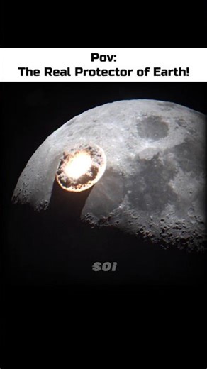 The Real Protector of Earth! 💀🌍 #Shorts #Space #Astronomy #Universe #Earth #Moon