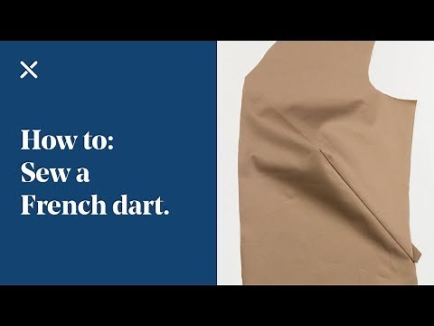 How To: Sew a French Dart | Cutaway Dart