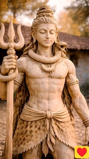 Poor Old Man Carves Lord Shiva Statue From Wood | Amazing Village Wood Art 😱