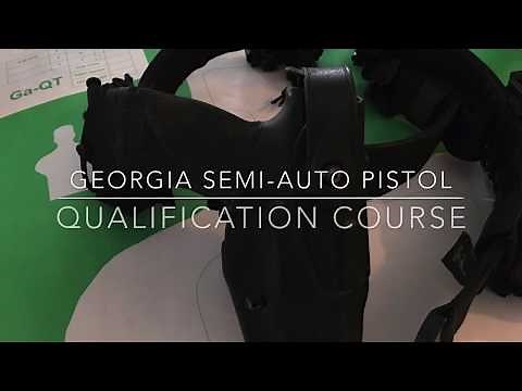 Georgia Semi-Auto Pistol Qualification Course