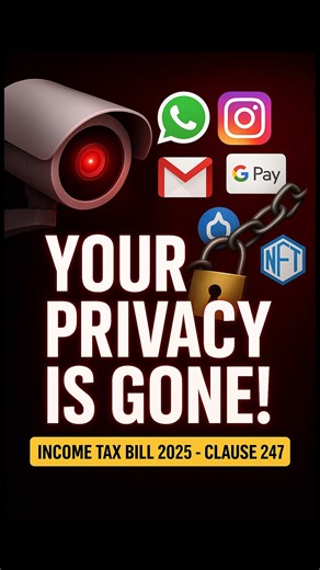 Nurain Khan on Instagram: "So this is what privacy looks like in 2025? 🚨 Your WhatsApp, Insta DMs, mails, even ₹20 GPay to a panwadi — ALL under govt surveillance without a court warrant. Is this protection… or turning India into a digital jail? 🤯 Comment the one word for people who still defend this.👇 #PrivacyUnderAttack #DigitalSurveillance #WakeUpIndia #TruthExposed #FreedomAtRisk #MustWatch #ReelAlert #ViralTruth #NoPrivacy #IndiaNews #BreakingNewsIndia #TrendingNow #ViralIndia #ViralReel