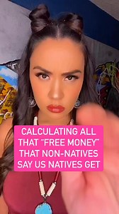160K views · 1.4K reactions | Calculating all that “free money” that non-Natives say that us Natives get. #native #nativecomedy #indigenous #nativeamerican #nativehumor | Shannon Baker | Facebook