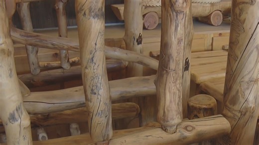 Colorado governor visits company that turns beetle-kill wood into furniture