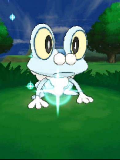 Capturing a Shiny Froakie in Pokémon X
