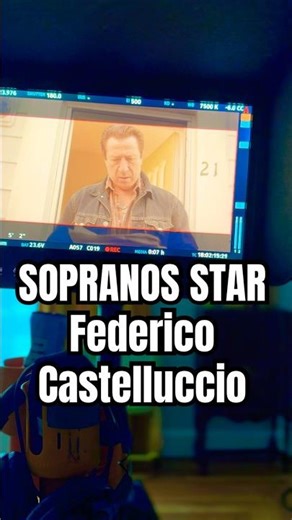Sopranos Star Federico Castelluccio! 🎥⭐️ #sopranos #actor #acting #behindthescenes #film #shorts