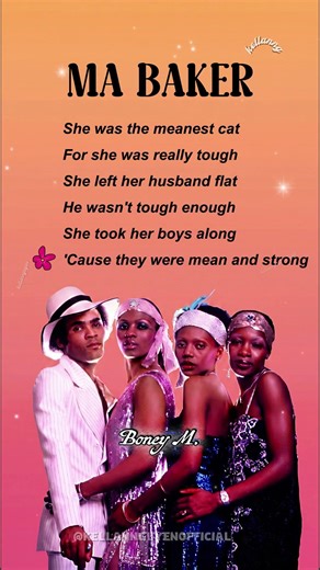 Ma Baker - Boney M. (Lyrics) #lyrics #70smusic #70s80s90smusichits #oldiesmusic #boneym #disco