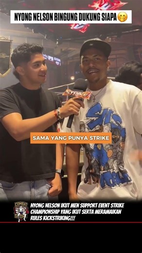 NYONG NELSON 🫵 #strikechampionship #kickstriking #interview #byoncombat #viral #combatsports #fyp