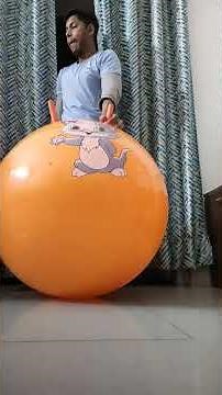 75cm Generic Hopper Ball Bouncing #balloon #poppballons #ballgames #hopball #funny #ballsports