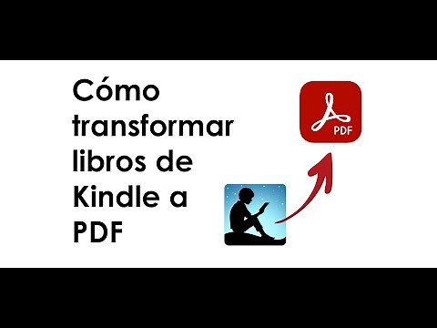 How to convert Kindle books to PDF