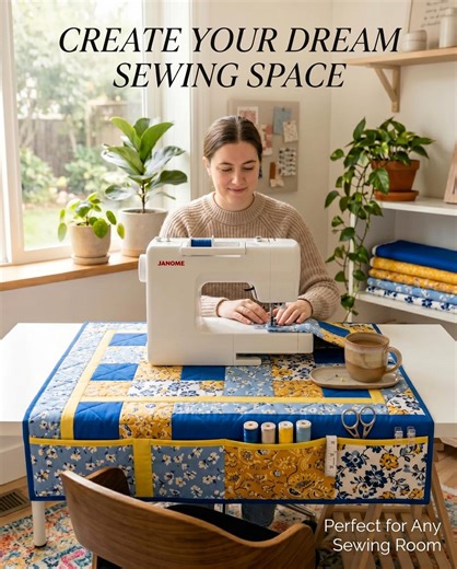 Sewing Organizer Pattern PDF Instant Download, Quilted Machine Mat, Beginner DIY Sewing Project Gift - Etsy