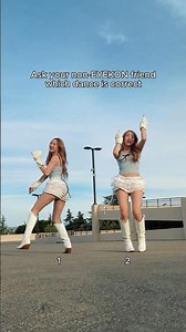 which dance is correct?👀 #katseye #pinkyup #dancegame #dancechallenge