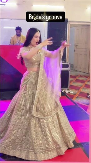 Bride’s sangeet performance #trendingshorts #wedding