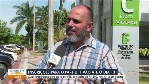 Curso preparatório para o Ifes está com inscrições abertas e bolsa de R$ 200