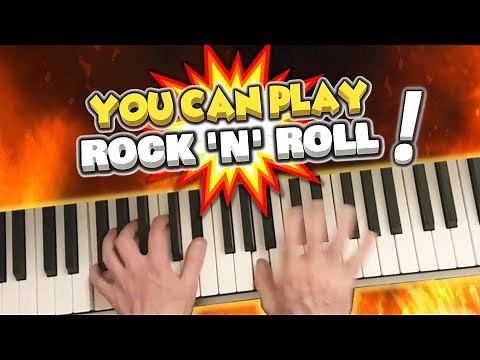 Solo Like The Best ! Rock and Roll Piano Jerry Lee Lewis Style ! Beginners Honky Tonk Music Lesson