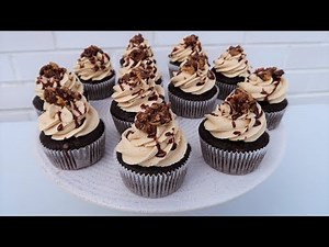 INCREDIBLE CHOCOLATE PEANUT BUTTER CUPCAKES! (My secret recipe!) | Frenchies Bakery