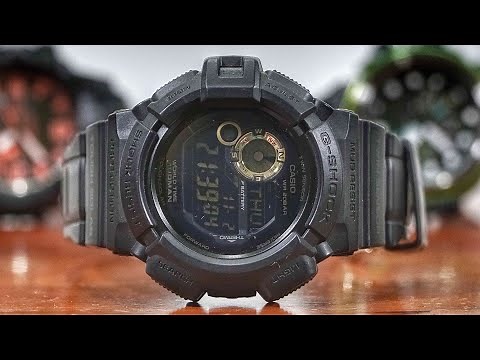 G-Shock G-9300GB GOLD BLACK Twin Sensor Mudman watch unboxing & review