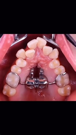 Dental Mentor Pro ®️ on Instagram: "Tad supported Maxillary Expansion In Action Can you name the appliance? #Orthodontics#Dentistry#Expansion#Maxilla"