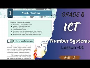 Grade 8 ICT Lesson 1|Number System |Part 2 ‪@ApeICTPanthiya-ByMaduka‬ #englishmedium #onlineclass#ict