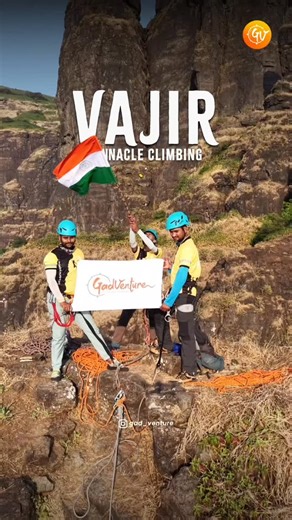 Gad Venture | Trek Travel Adventure on Instagram: "🏔 Vajir Pinnacle Climbing Expedition — Successfully Completed! A proud moment for our entire team as we conquered the mighty Vajir Pinnacle with determination, teamwork & true adventure spirit. Every climb teaches us something new — this one taught us the power of patience, focus & trust. Congratulations to all climbers who reached the summit! 🧗‍♂️🔥 📍 Vajir Pinnacle, Maharashtra ✨ Next Batch: 25/26 January 📲 DM to register — Limited seats! 
