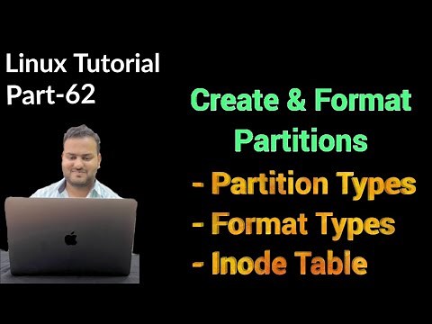 Linux Tutorial 62 - Create & Format Disk Partitions | Linux Format Types | Primary v/s Extended Part