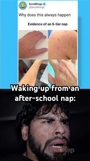 Naps ALWAYS end like this 😴