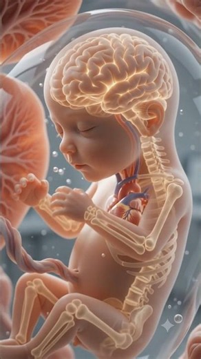 Week 10 Pregnancy Miracle Begins! 😲 | A New Life Starts Inside the Womb ❤️ #pregnant #baby