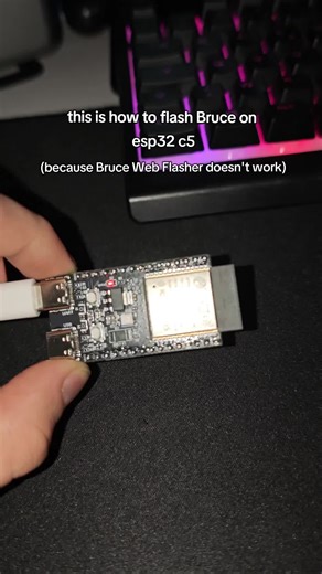 #tutorial #flash #esp32 #bruce #techtok