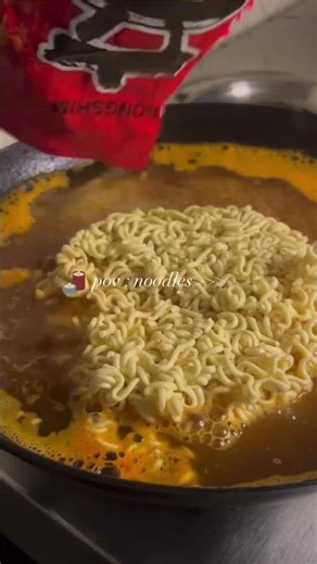 Shin Ramyun hits different at night Midnight Cravings Hit Hard 🍜 Shin Ramyun noodles at 12 AM