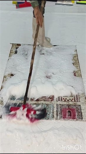 Pressure washing carpets - the hardest cleaning #shorts