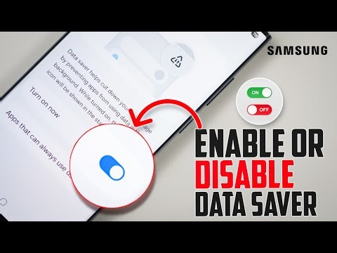 How to Enable or Disable Data Saver on Samsung Galaxy | Control Mobile Data Easily!