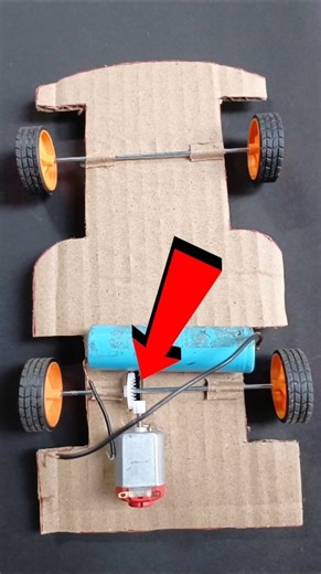 DIY (RC) car chassis from cardboard. #diyrccar #car #cardboardcar #diy