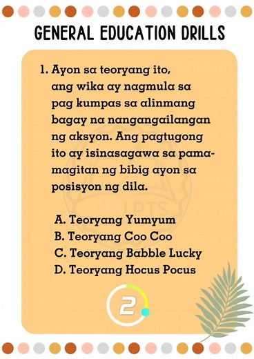 7.5K views · 217 reactions | LET REVIEW 2025 ‼️ General Education #1-3 #letreview2025 #futuremagisterlpts #generaleducation #LicensureExaminationForTeachers # | Future Magister_Lpts | Facebook